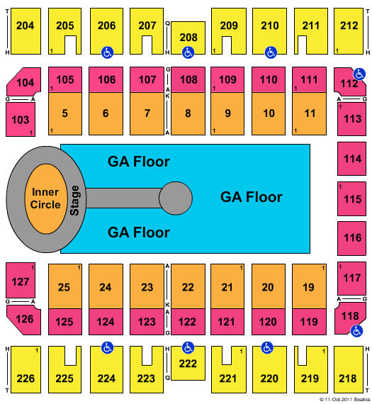 Macon Centreplex Seating Chart